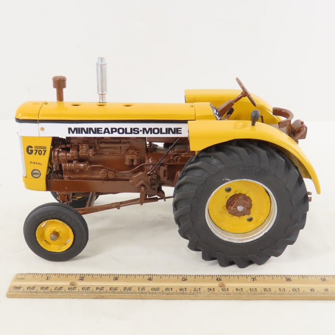 Custom Minneapolis-Moline G707 Brown Belly Tractor - 2