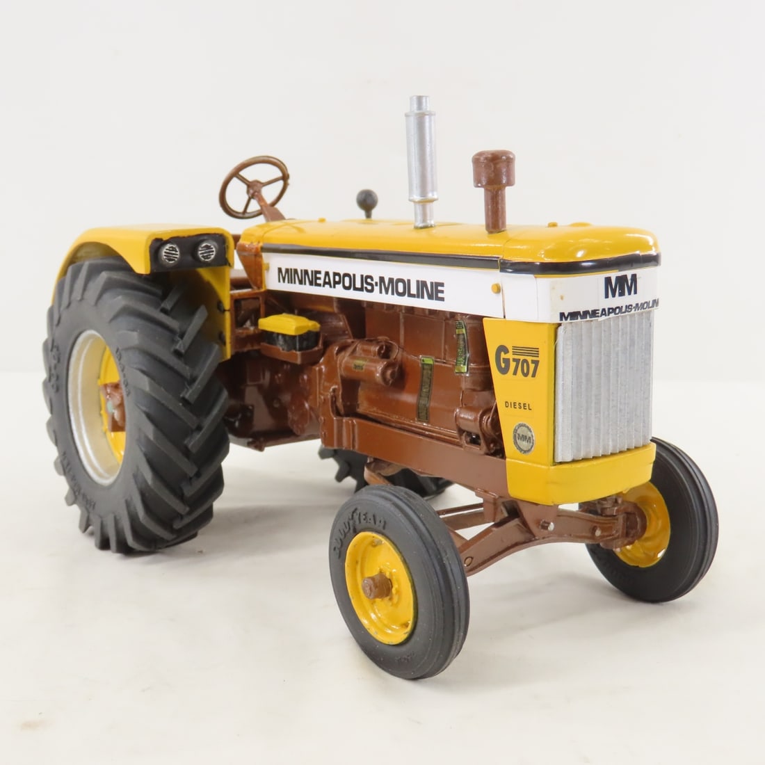 Custom Minneapolis-Moline G707 Brown Belly Tractor - 7