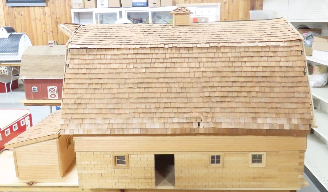 Scratch Built Wood Scale Barn & Workshop - 2