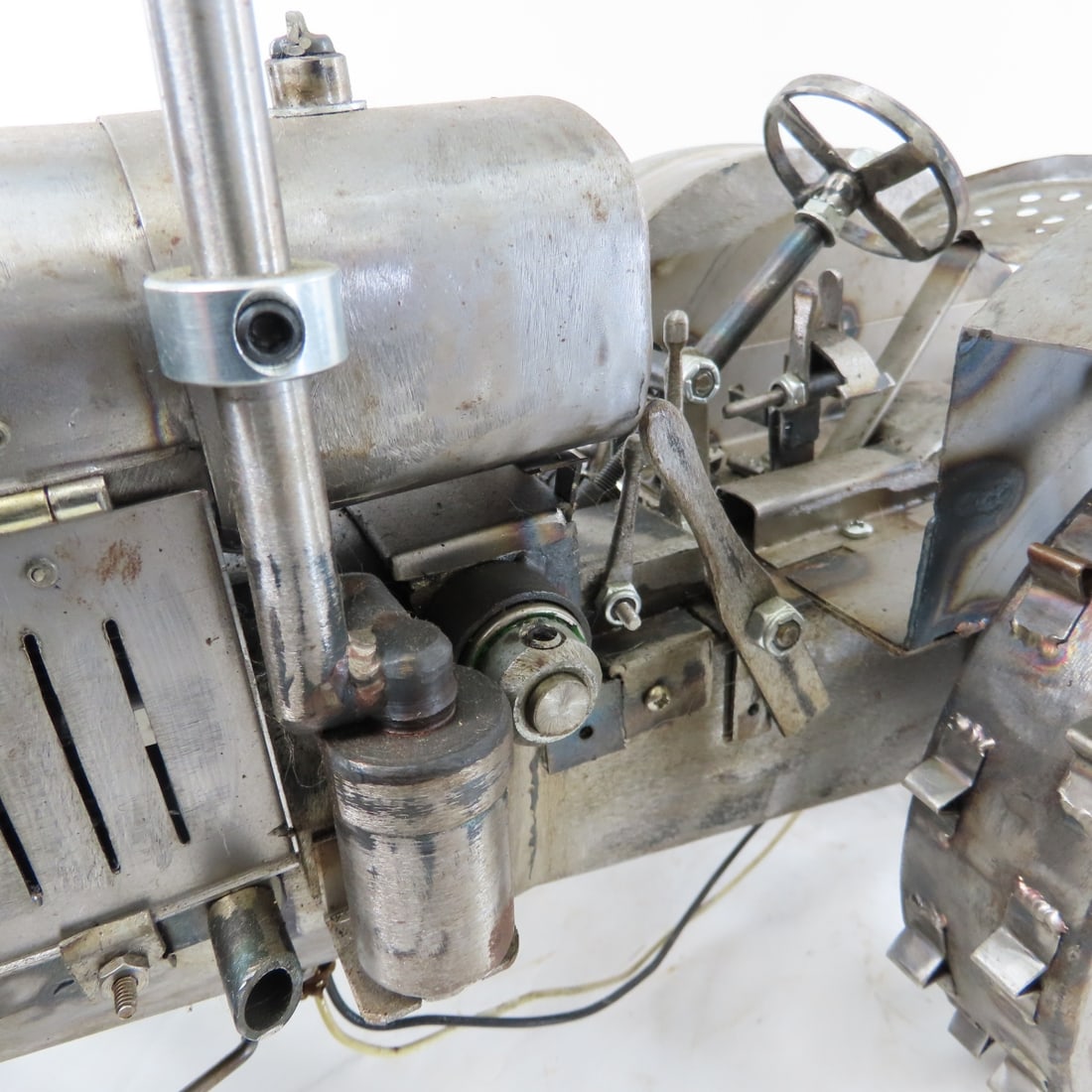 Scratch Built 1/8 Metal Tractor with Motor - 13