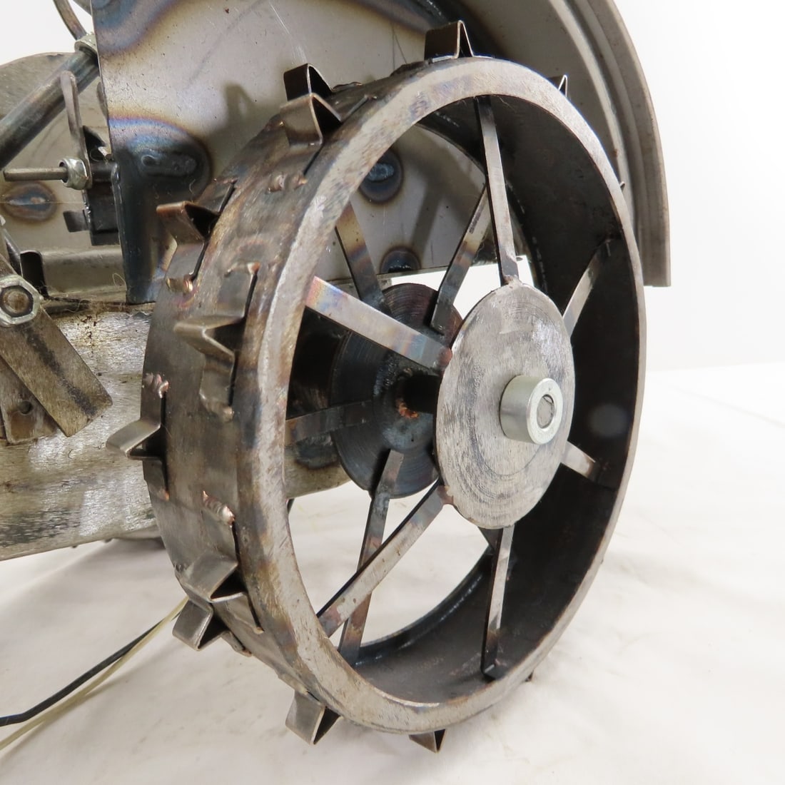 Scratch Built 1/8 Metal Tractor with Motor - 16