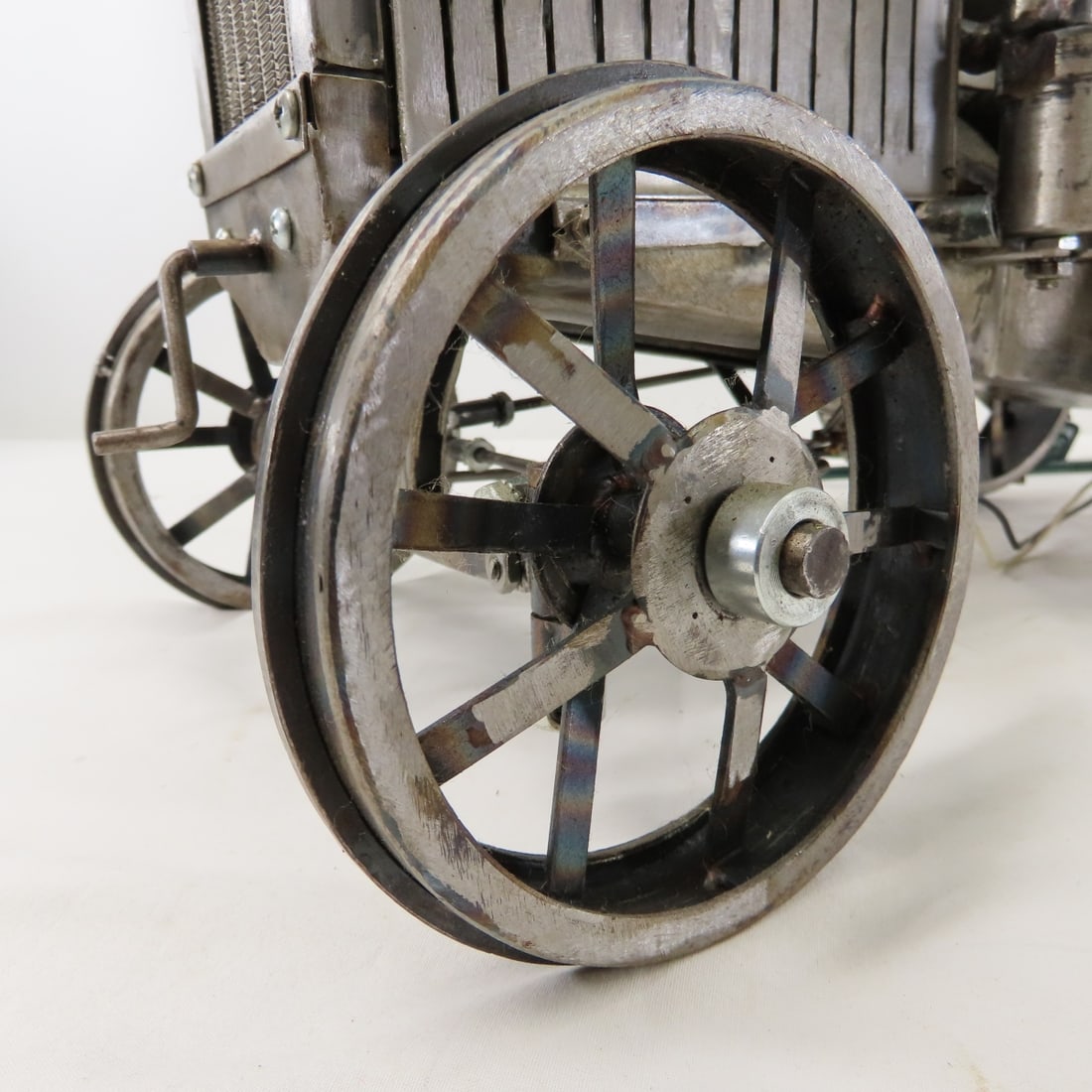 Scratch Built 1/8 Metal Tractor with Motor - 17