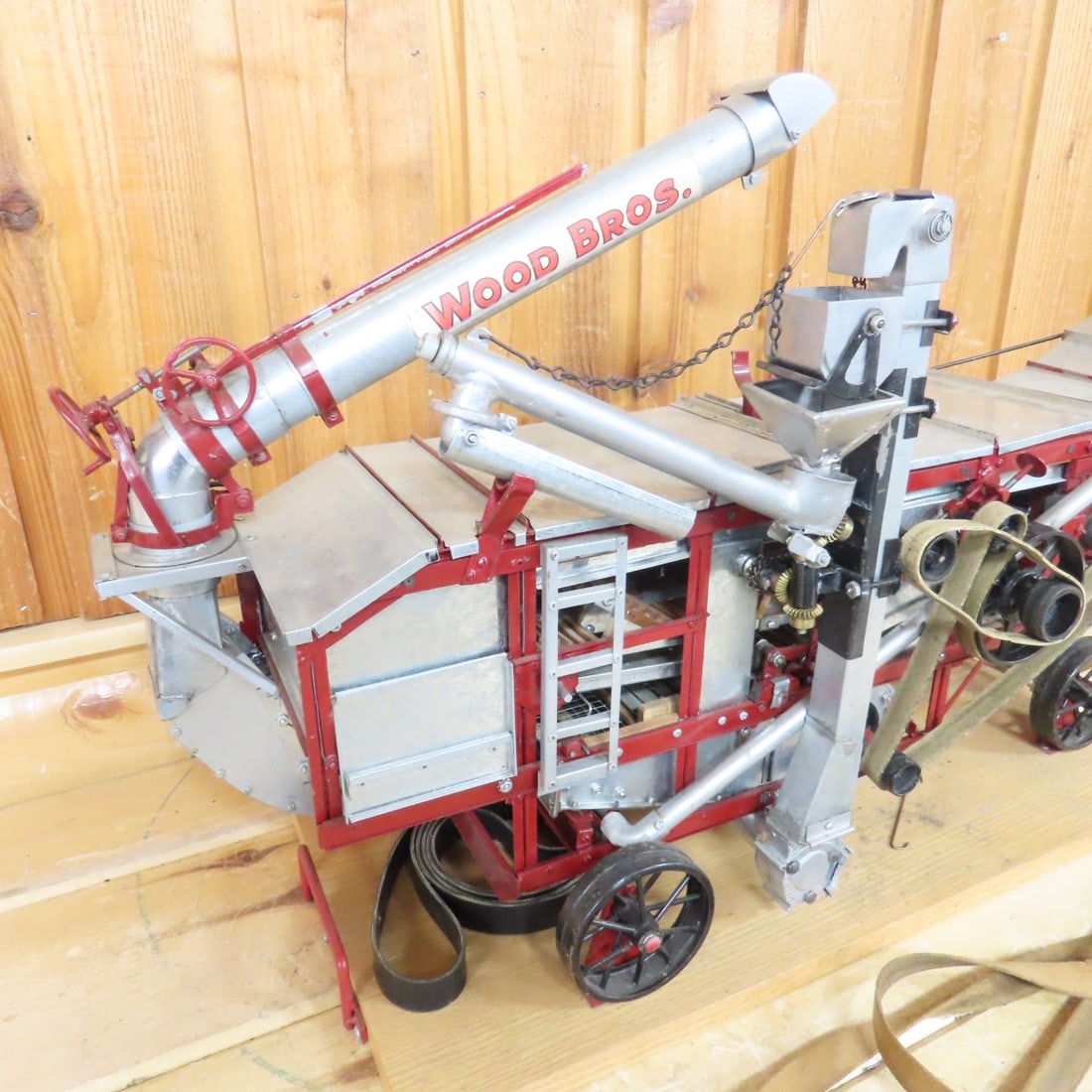 Ken Sunderland Scratch Built Wood Bros Thresher - 2