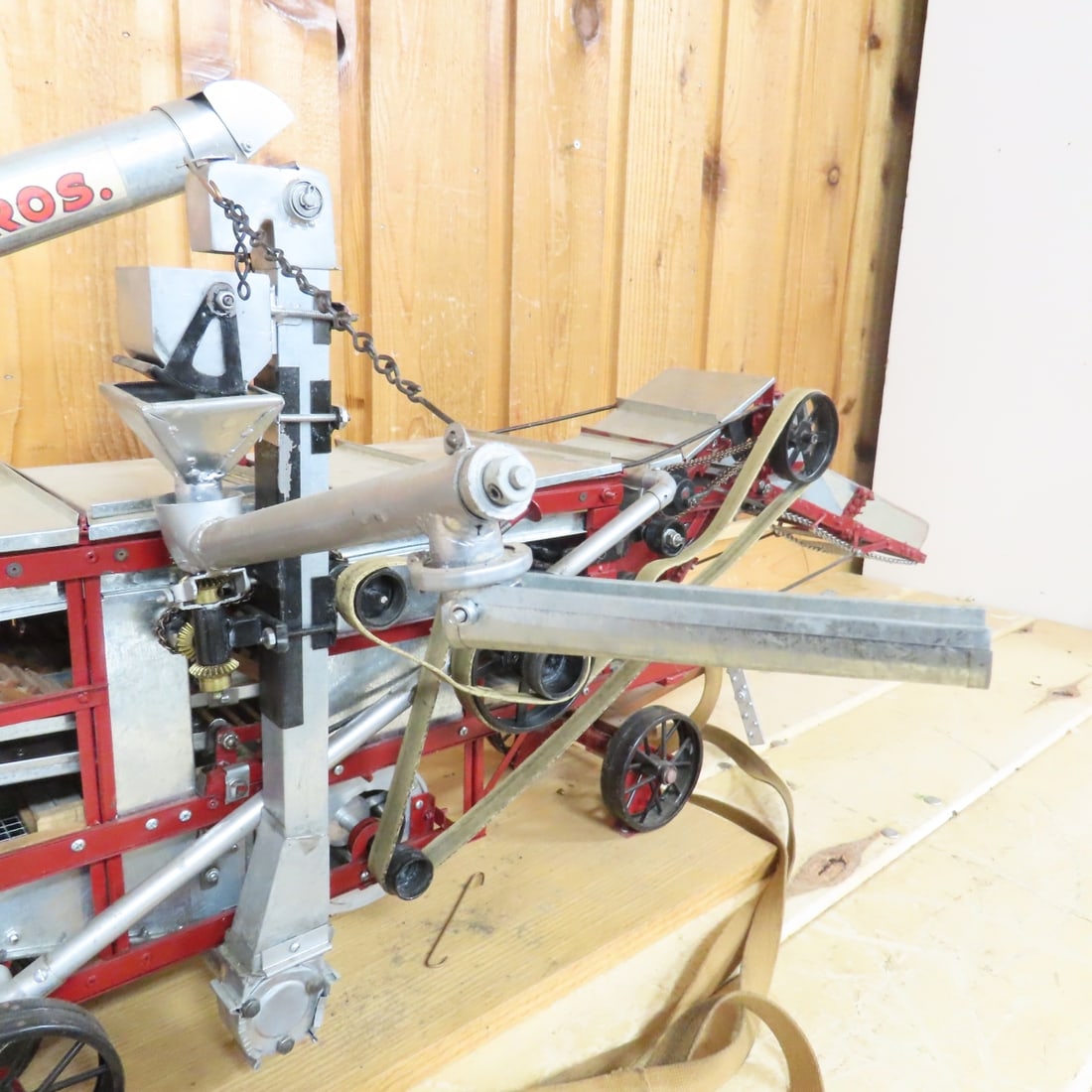 Ken Sunderland Scratch Built Wood Bros Thresher - 7