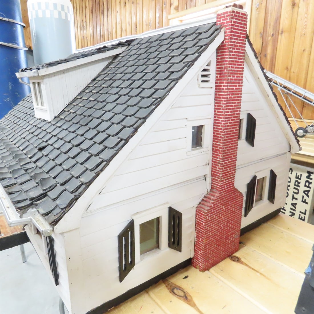 Scratch Built Wood 2 Story Farmhouse w/Electric - 3