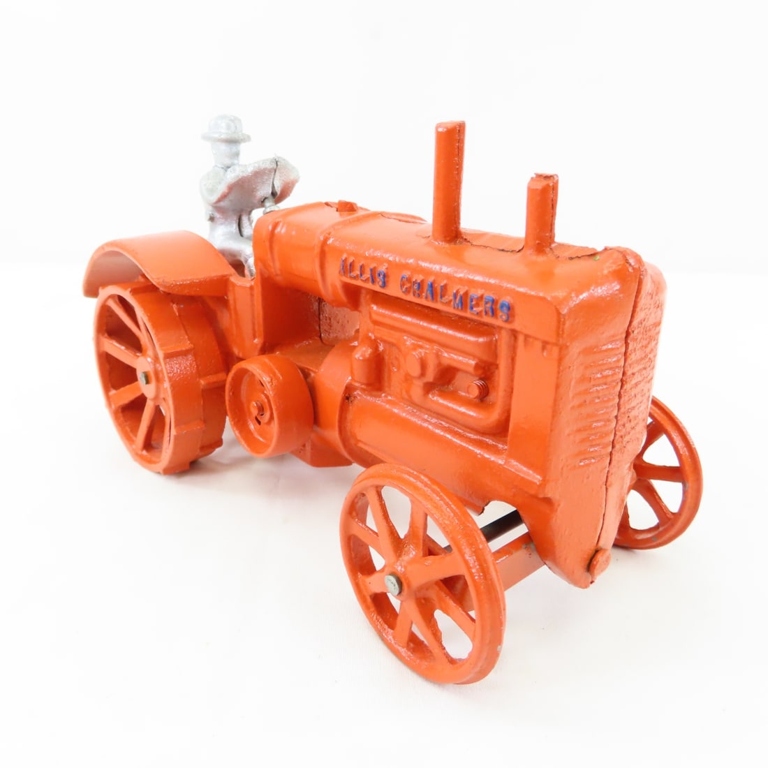 Bob Gray Cast Iron Allis-Chalmers Tractor w/Driver - 7