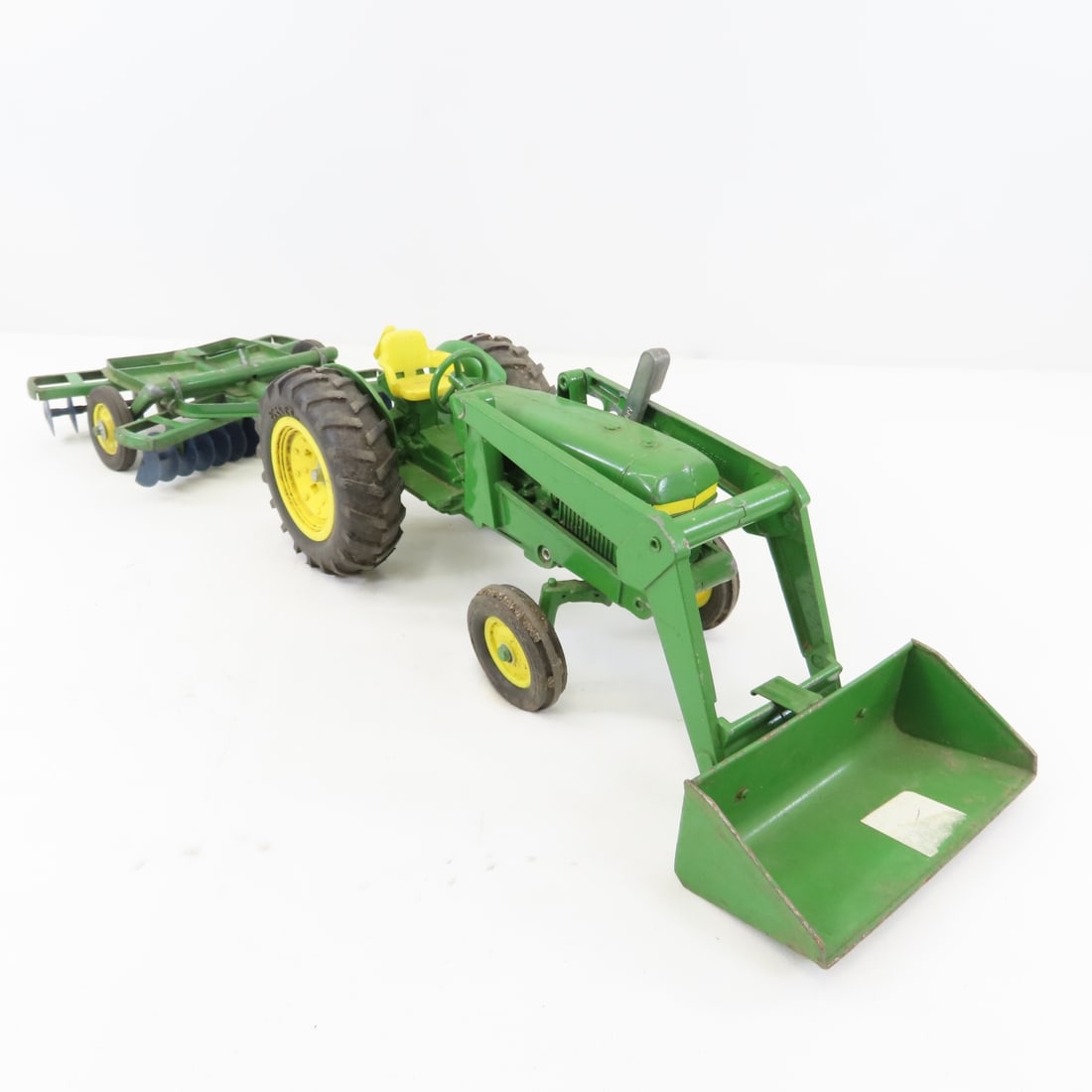 ERTL John Deere WF Tractor with Loader & Disc - 7