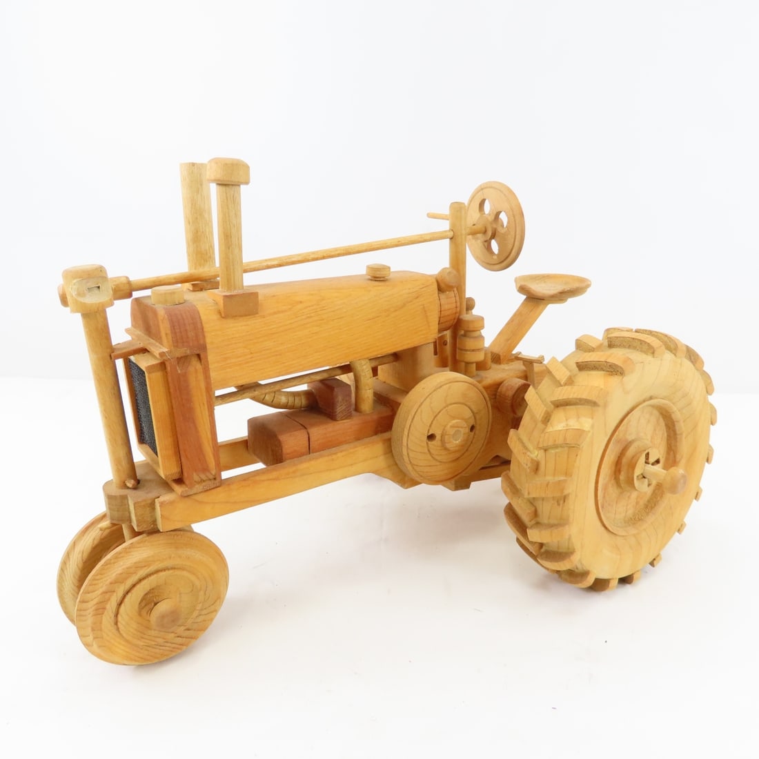 R-D Toys Custom Wood Tractor & 4 Bottom Plow - 2