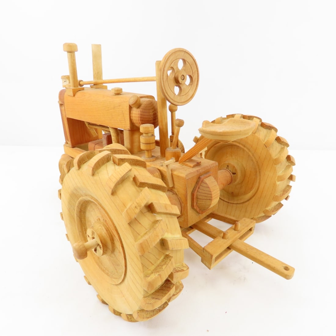 R-D Toys Custom Wood Tractor & 4 Bottom Plow - 4