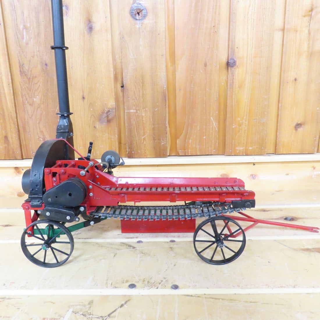 Scratch Built Conveyor with grinding wheel, works - 2