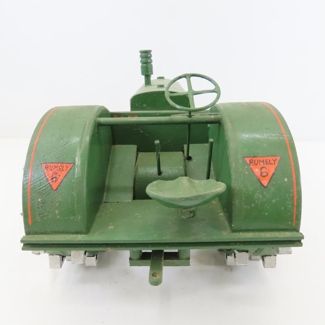 Marvin Kruse Scratch Built Wood Rumley 6 Tractor - 4