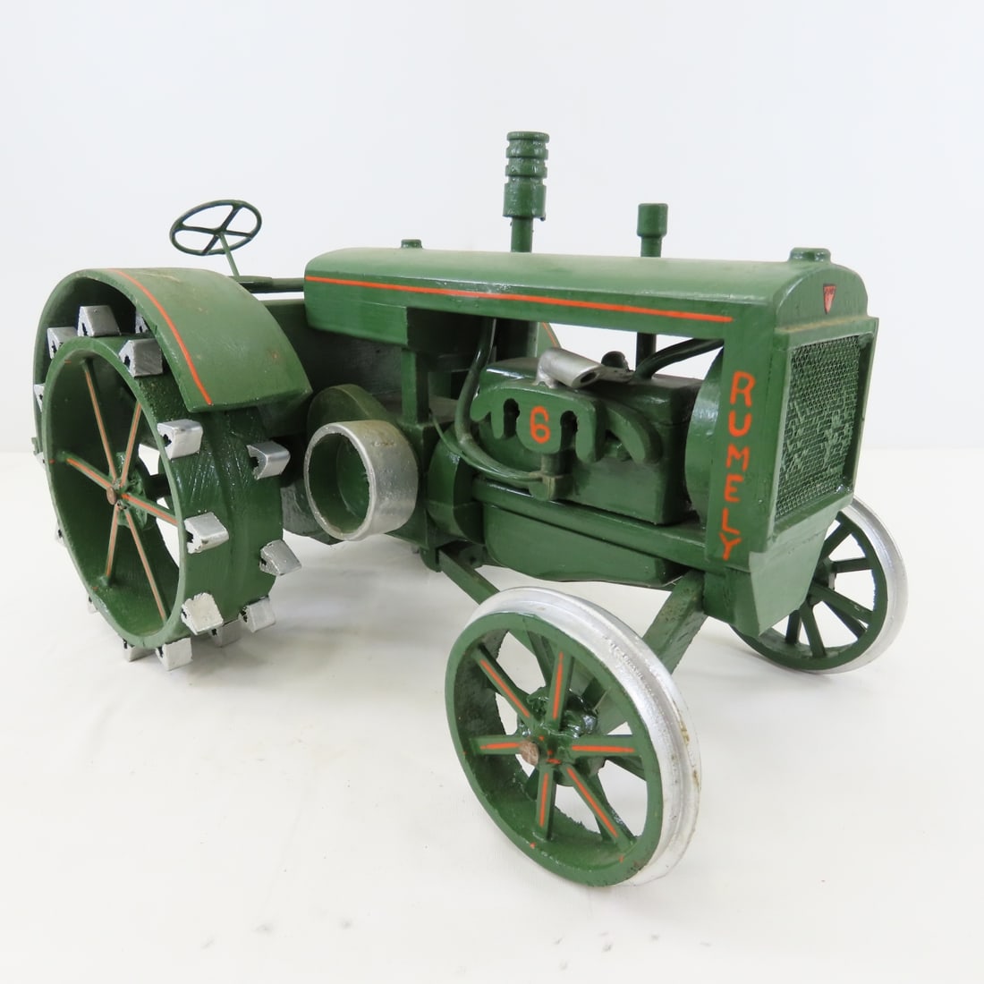 Marvin Kruse Scratch Built Wood Rumley 6 Tractor - 7