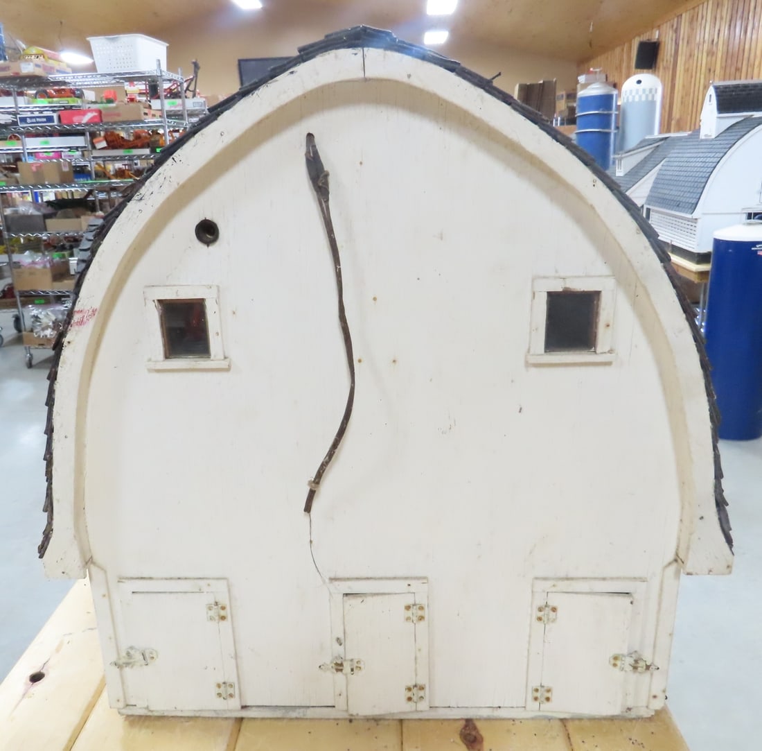 Scratch Built Wood Cattle Barn w/Loft & Shop - 4