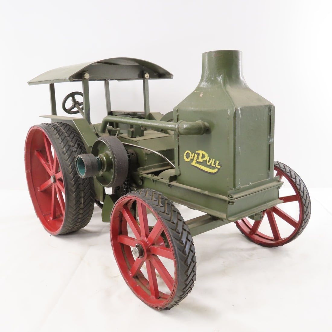 Ken Sunderland 1/8 Rumley Oil Pull Tractor w/Motor - 7