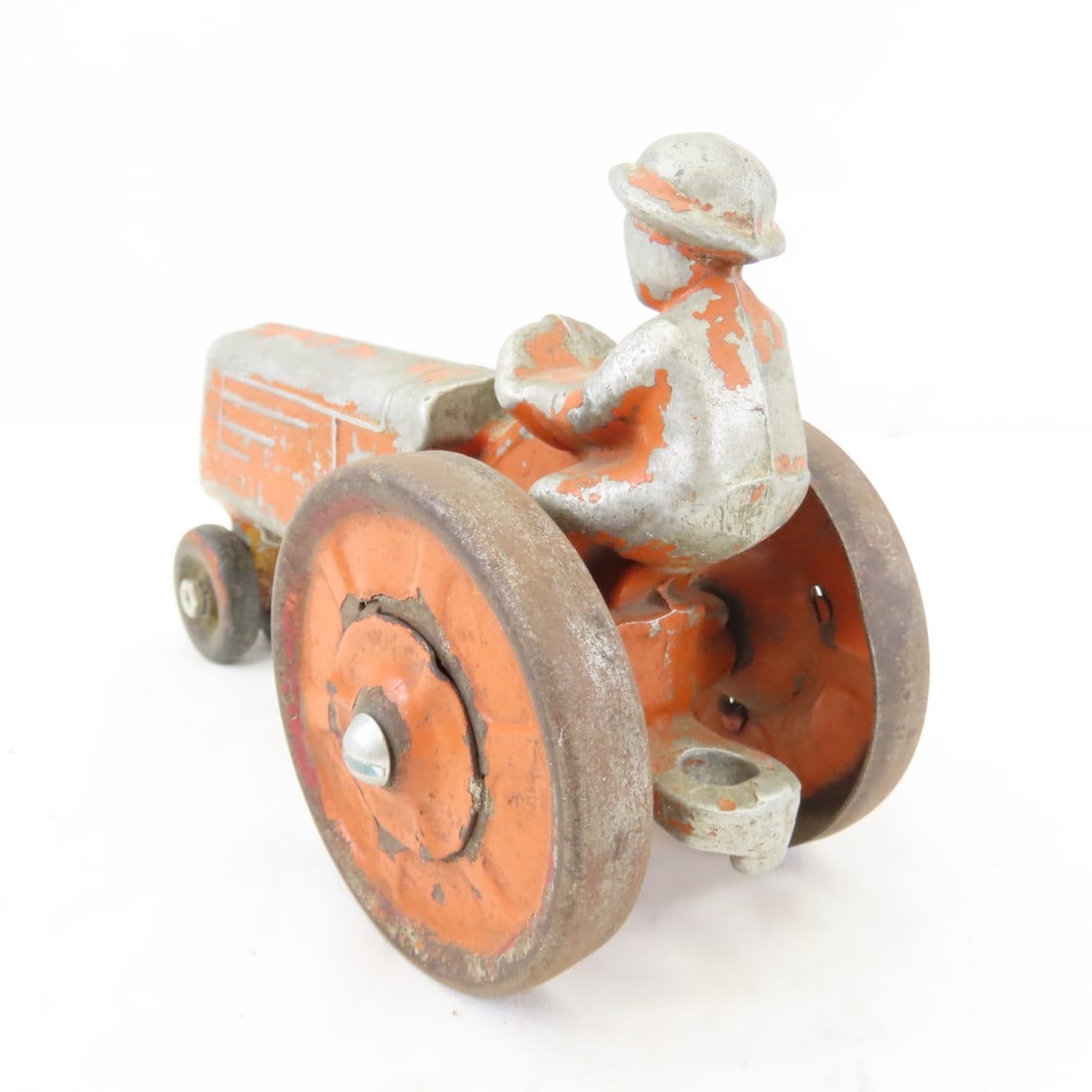 E.R. Roach Co cast aluminum tractor with driver - 3