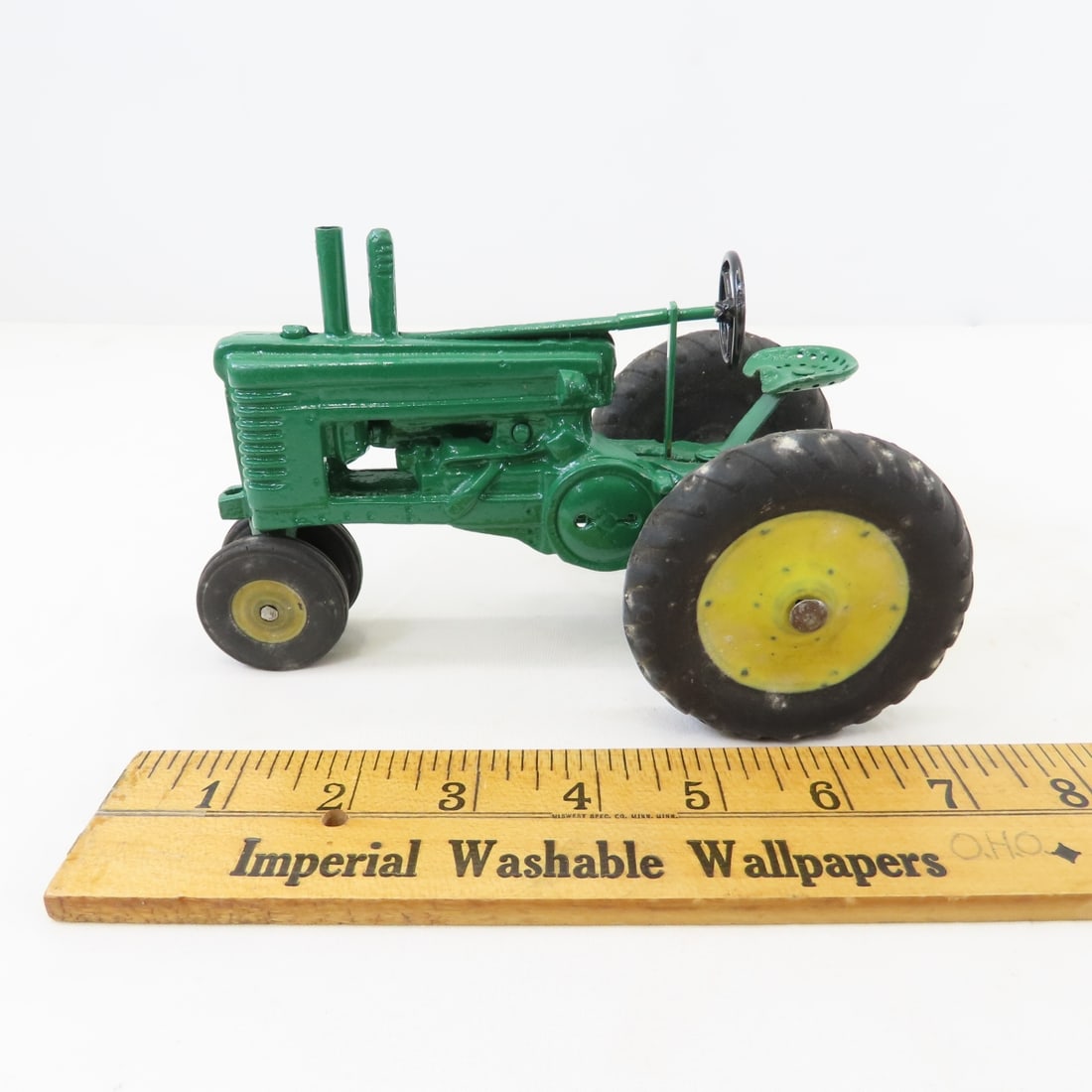 Vintage ERTL Toy Tractor, repainted, customized - 2