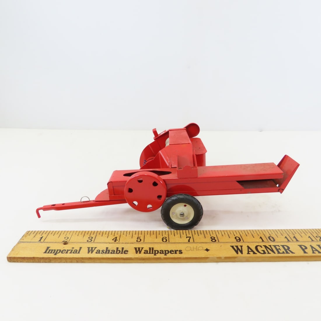 Tru Scale Hay Baler, Flatbed, & 2 Bottom Plow - 3
