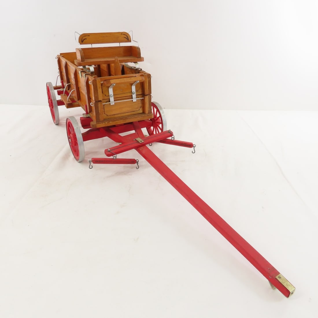 Scratch Built Farm Wagon with 2 Horse Team - 10