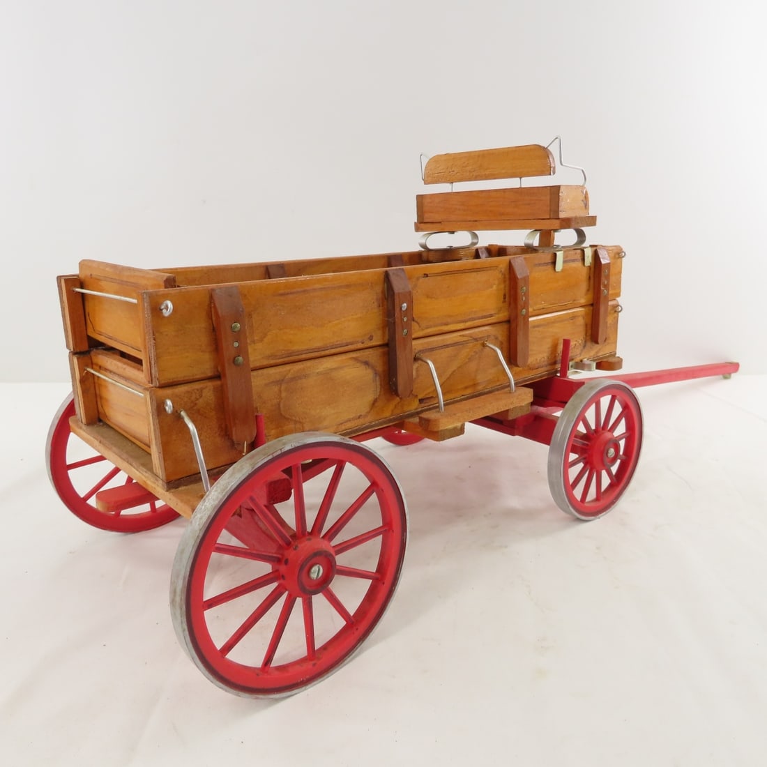 Scratch Built Farm Wagon with 2 Horse Team - 8