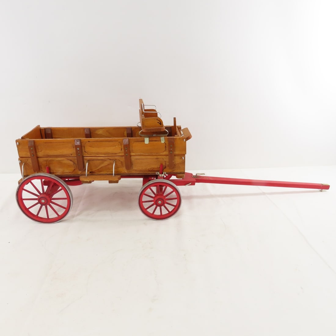 Scratch Built Farm Wagon with 2 Horse Team - 9