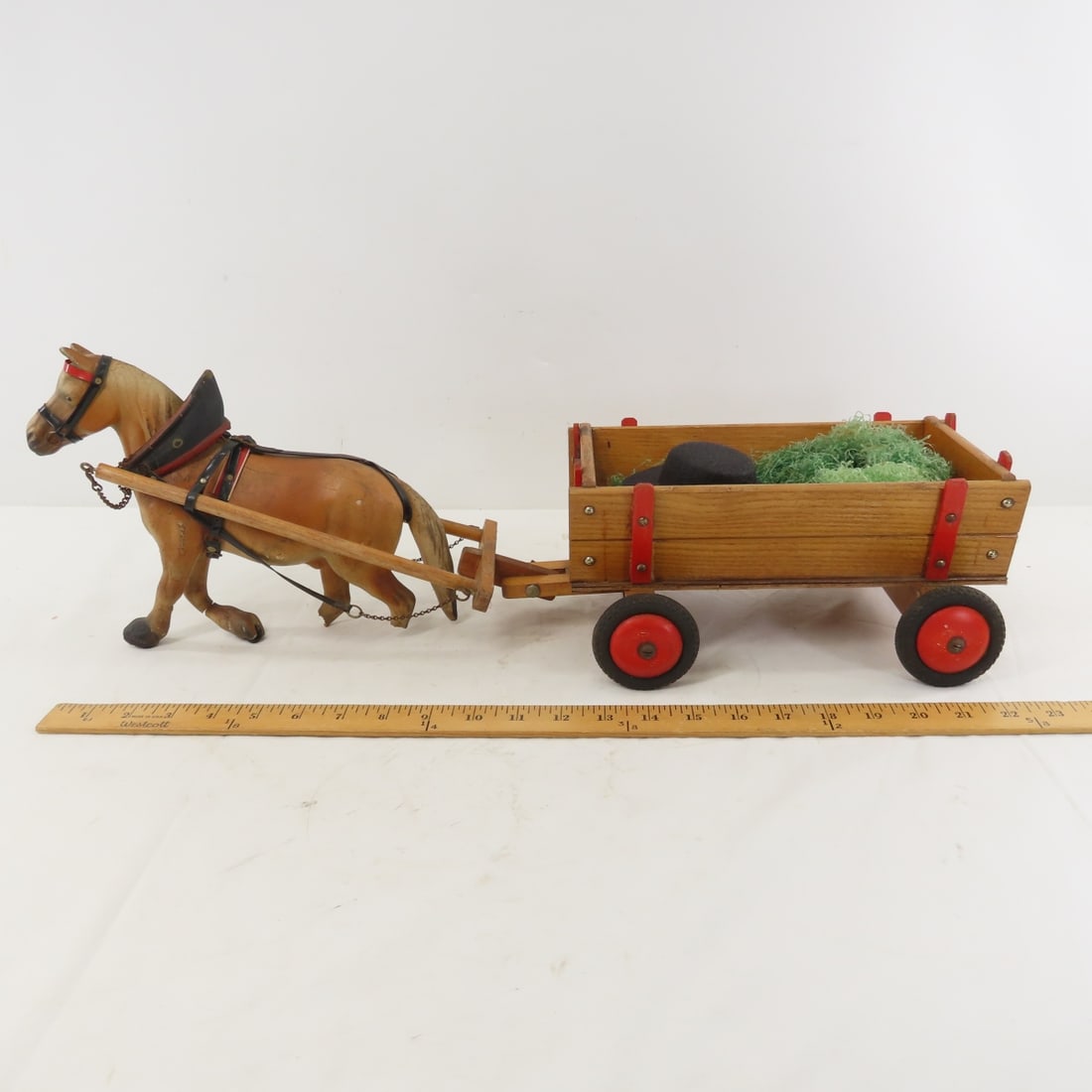 Scratch Built Horse drawn Wagon & 1 Horse - 2