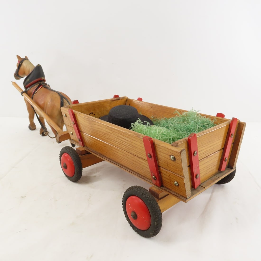 Scratch Built Horse drawn Wagon & 1 Horse - 3