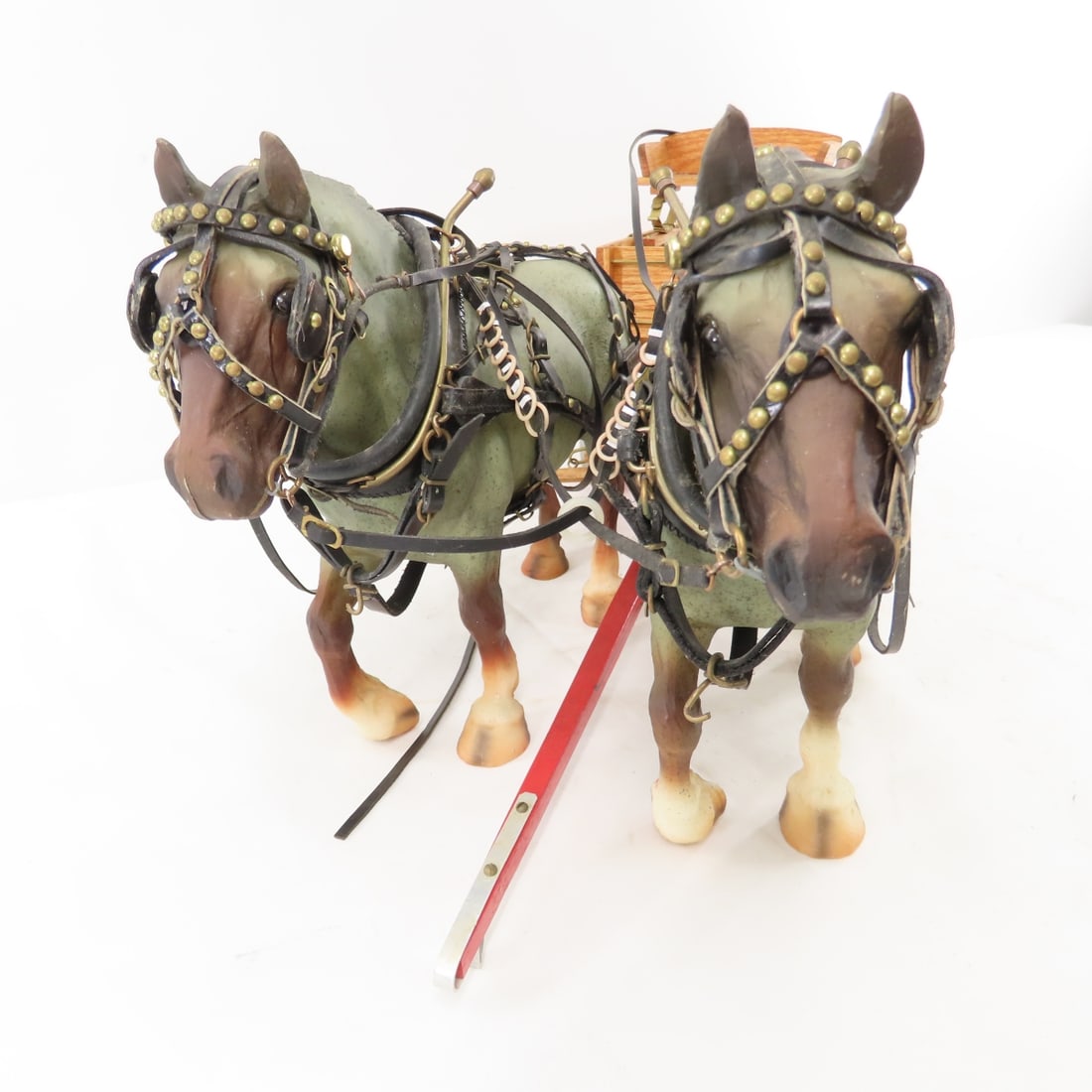 Scratch Built Wagon with 2 plastic horses - 3