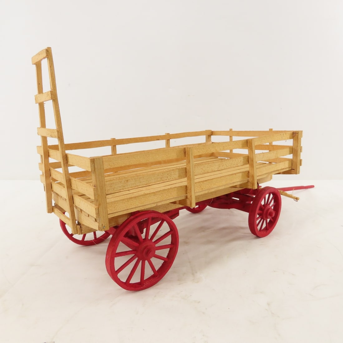 Scratch built wagon with 2 Herden Horses 1/12 - 8
