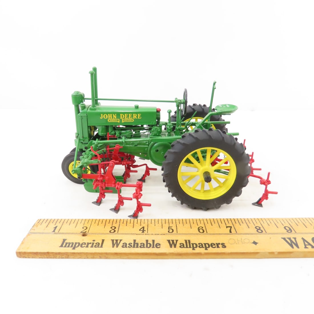 ERTL John Deere Model A Tractor with cultivator - 2
