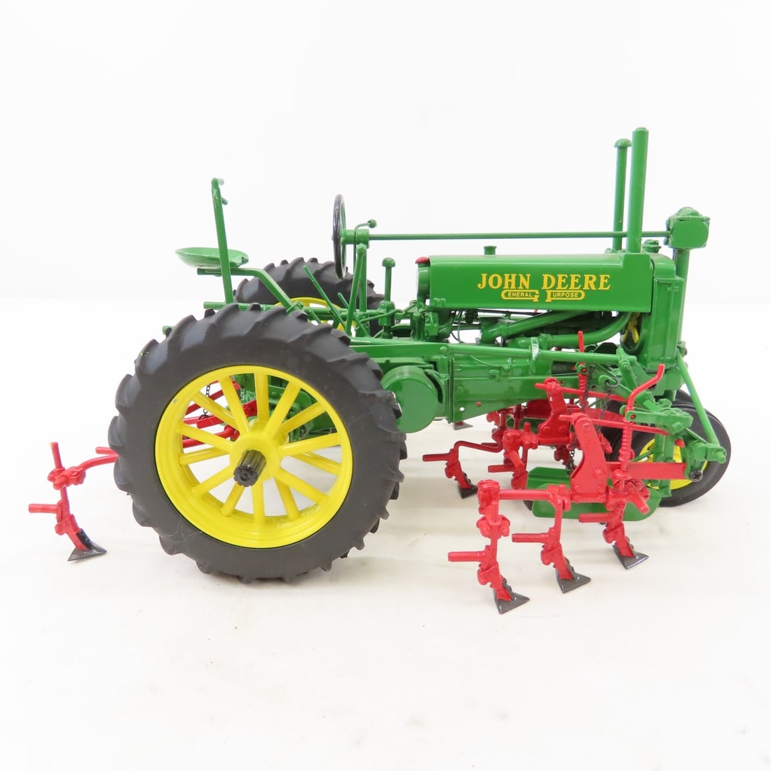 ERTL John Deere Model A Tractor with cultivator - 6
