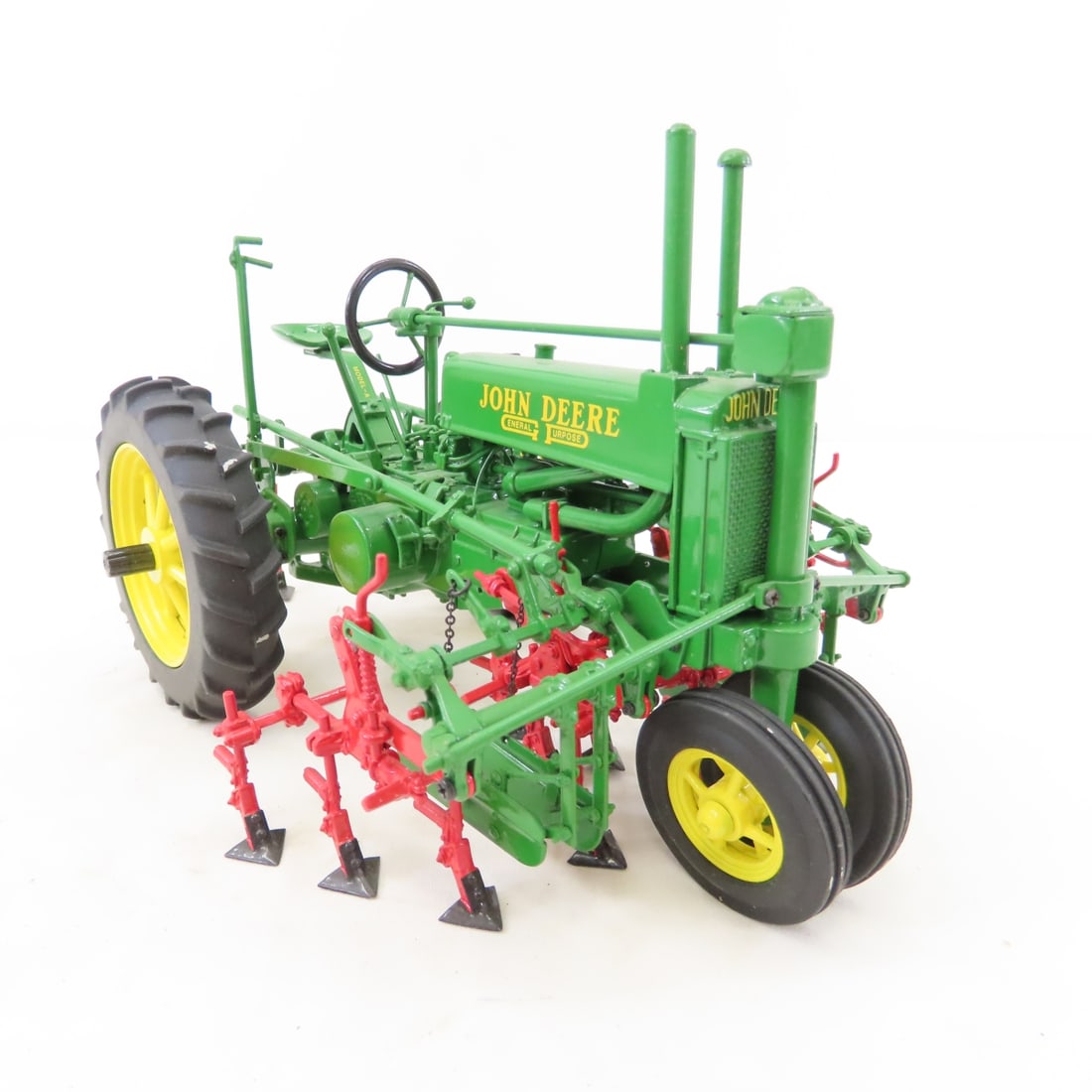ERTL John Deere Model A Tractor with cultivator - 7