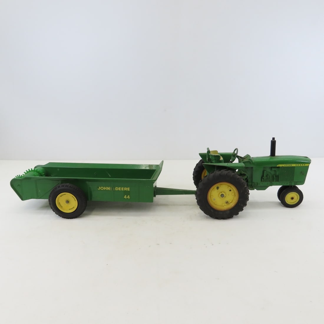 ERTL John Deere Tractor, Hay Baler & 44 Spreader - 7
