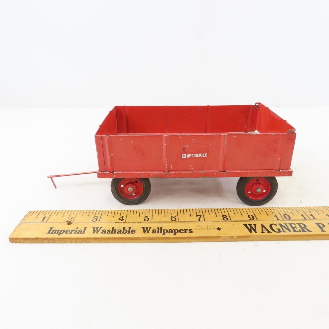 Eska McCormick Wagon, 2 bottom plow & spreader - 3