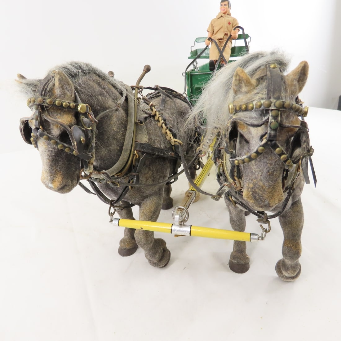 Scratch Built John Deere Wagon with 2 Horse Team - 2