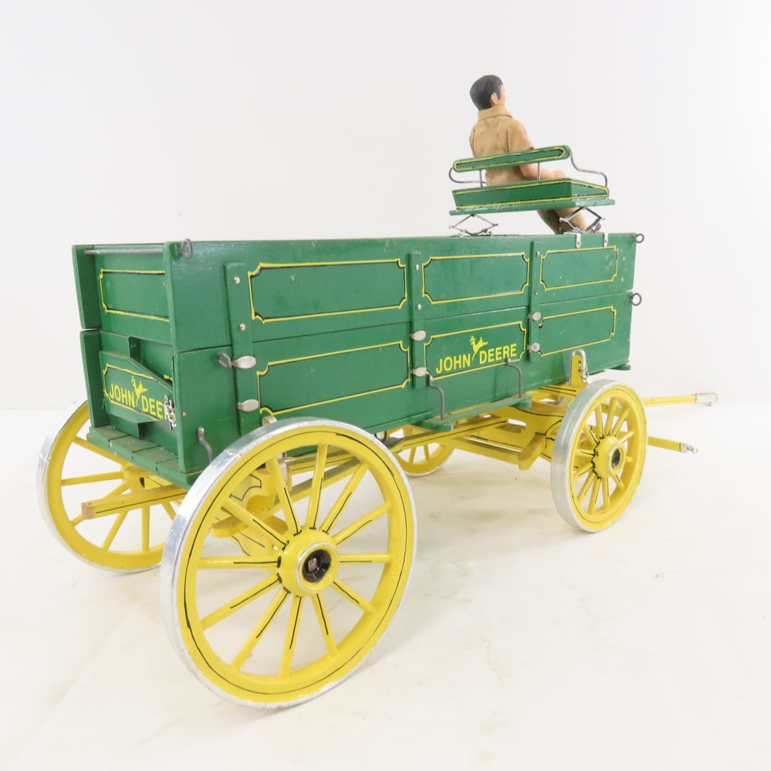 Scratch Built John Deere Wagon with 2 Horse Team - 8