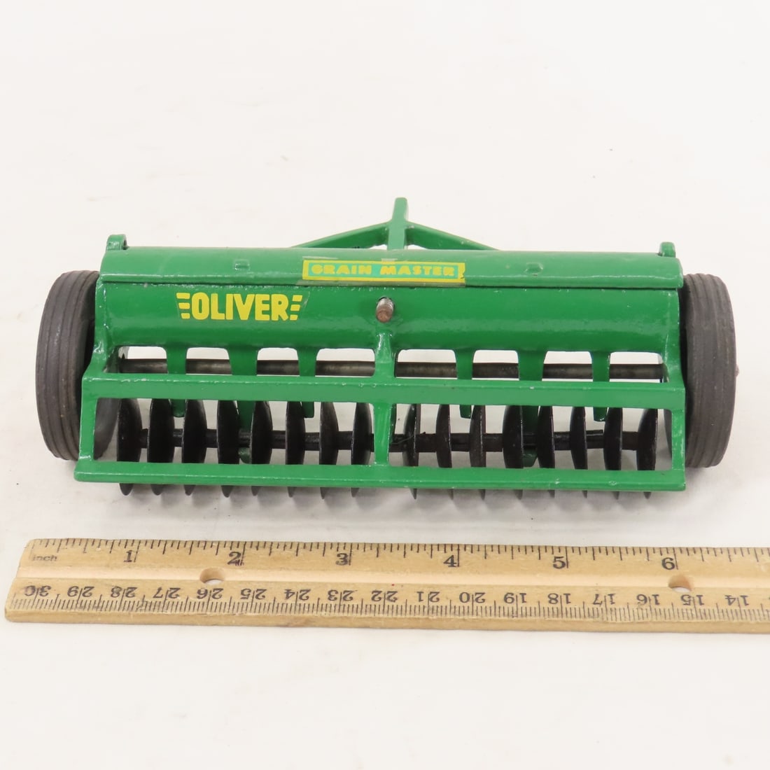 SLIK Oliver Superior Grain Drill & ERTL Wagon - 3