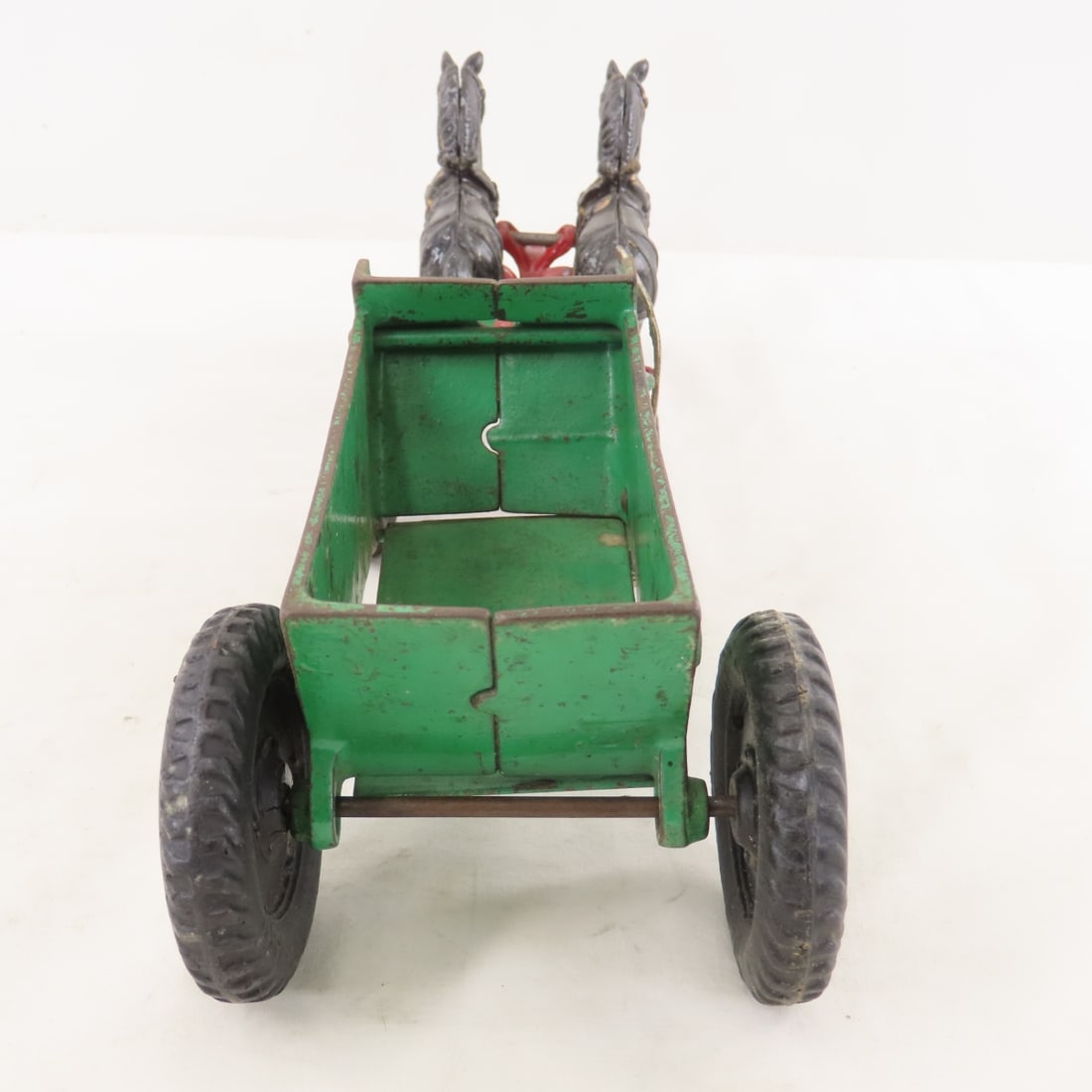 Arcade Cast Iron Contractors Dump Wagon & Team - 4