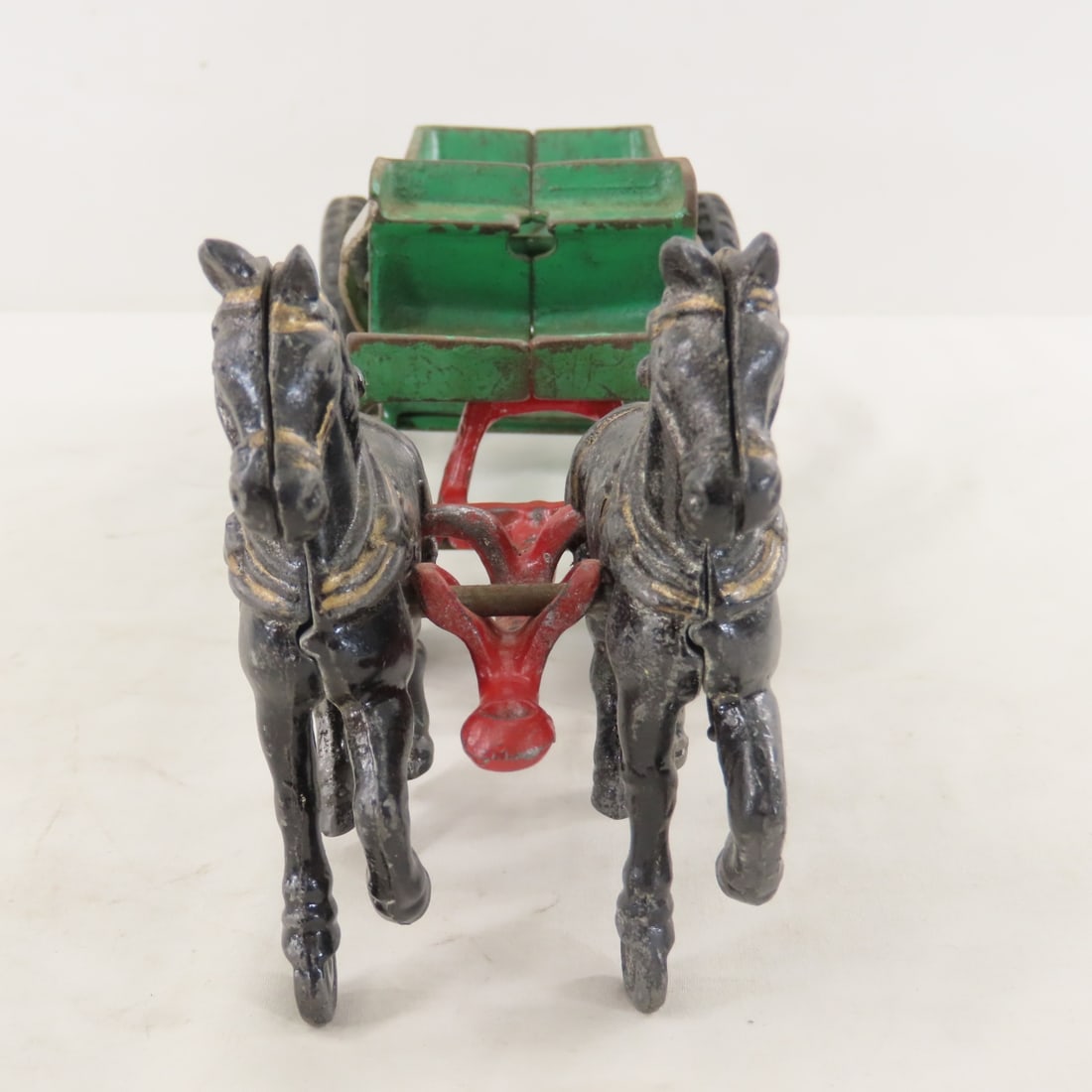 Arcade Cast Iron Contractors Dump Wagon & Team - 8