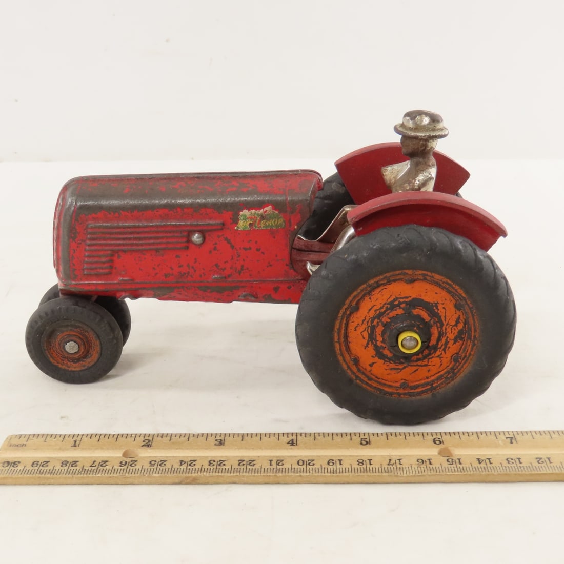 Arcade Cast Iron Oliver 70 Row Crop with Driver - 2