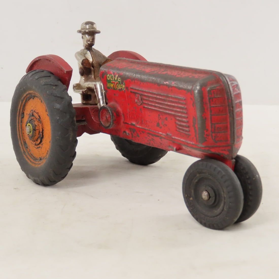 Arcade Cast Iron Oliver 70 Row Crop with Driver - 7