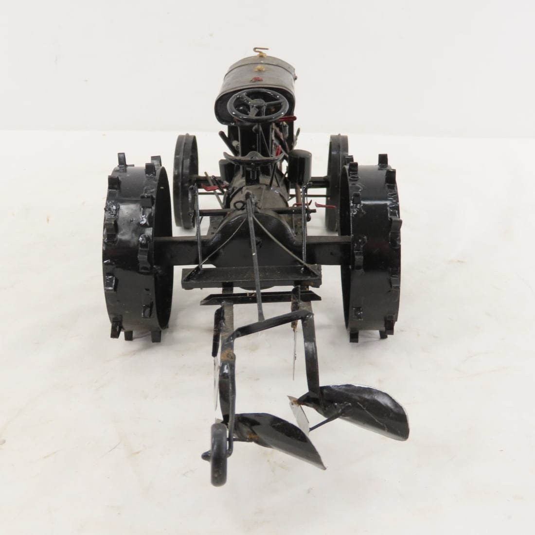 Custom Tinplate Ferguson Tractor w/2 Bottom Plow - 4