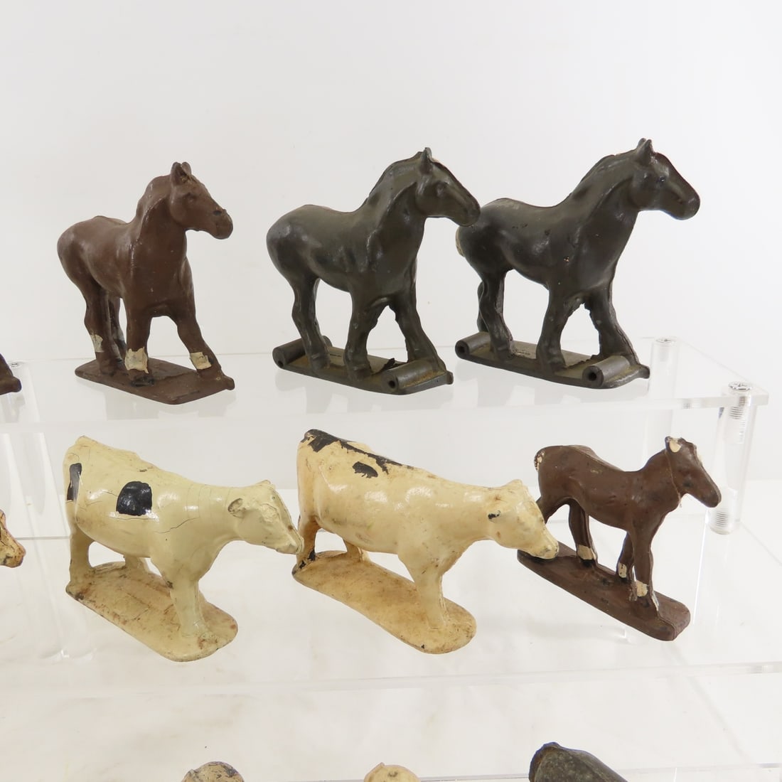 Vintage Auburn Rubber Horses, Cows, Pigs & More - 4