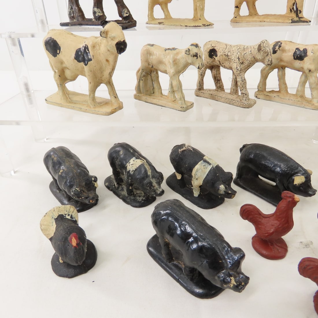 Vintage Auburn Rubber Horses, Cows, Pigs & More - 5
