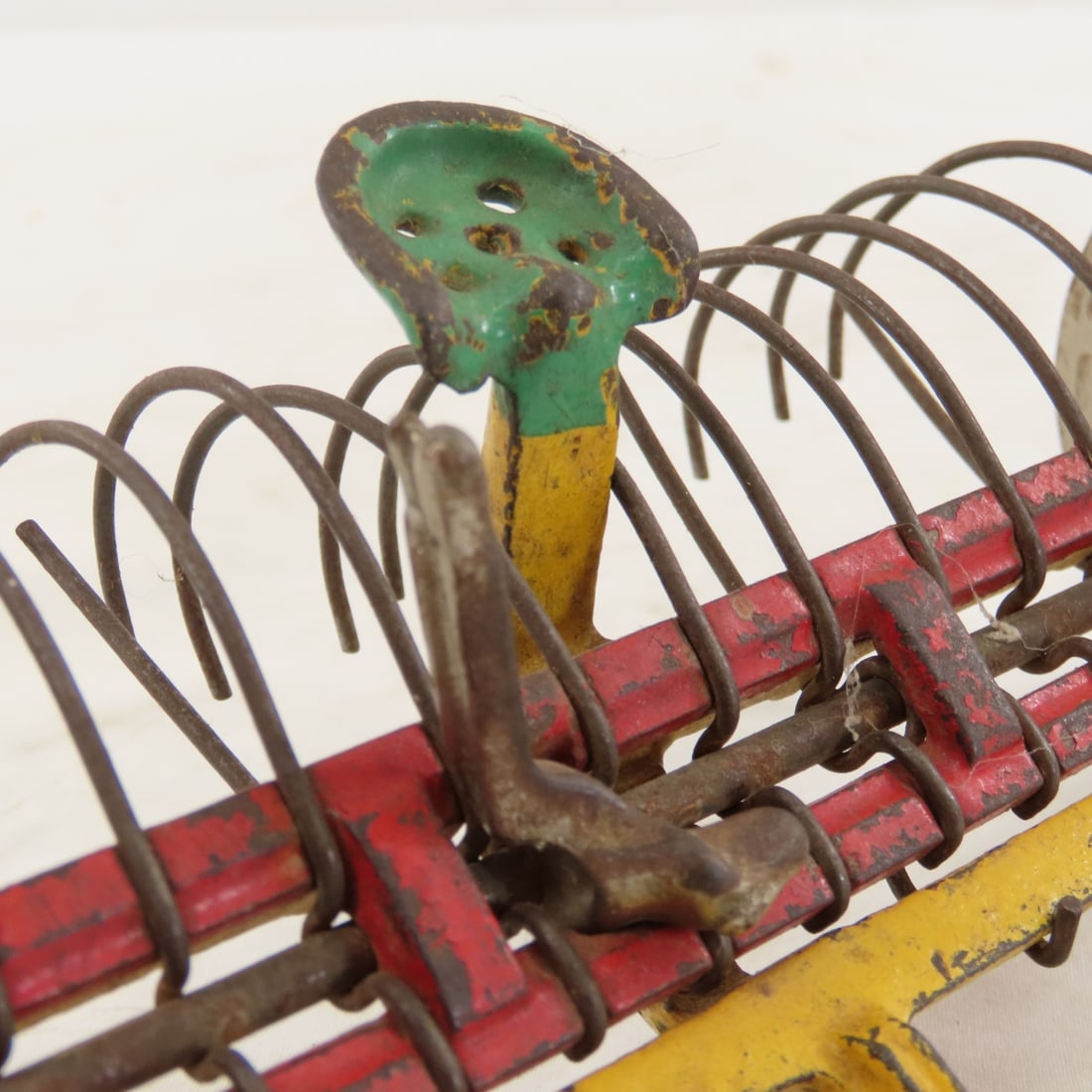 Antique Arcade Cast Iron Dump Hay Rake - 9