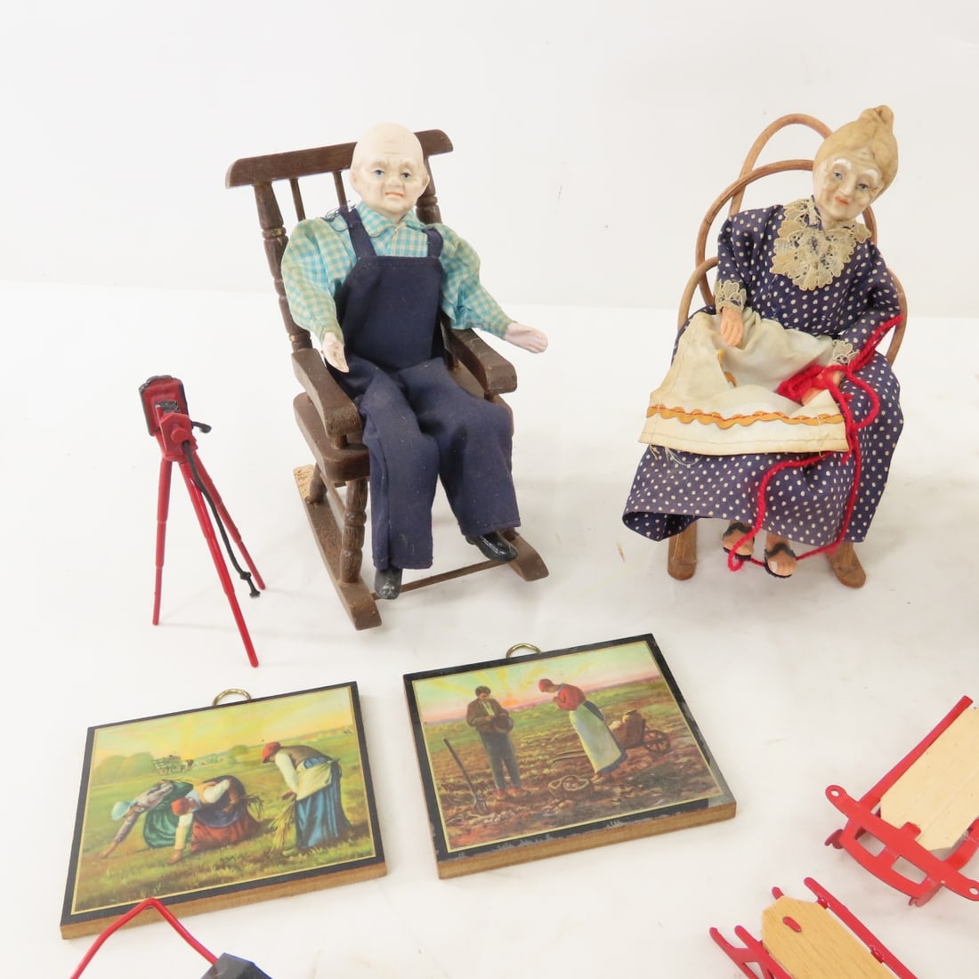 Doll House Size Miniatures & Dolls - 2
