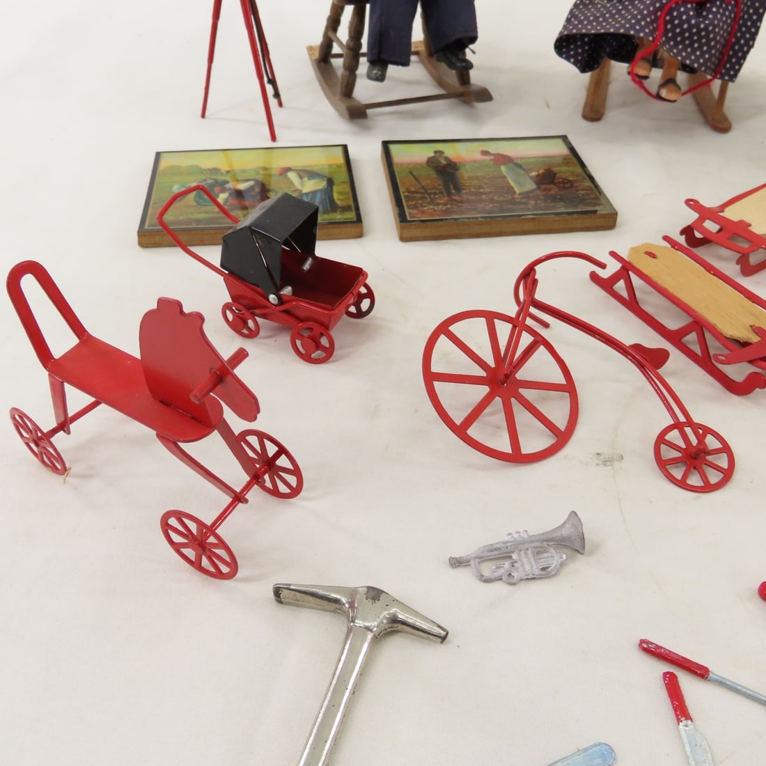 Doll House Size Miniatures & Dolls - 6