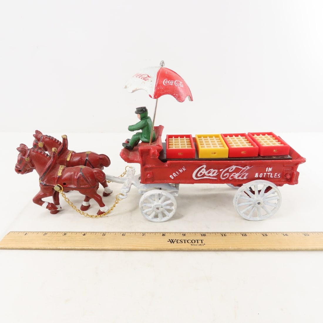 Reproduction Cast Iron Horse Drawn Wagons - 2