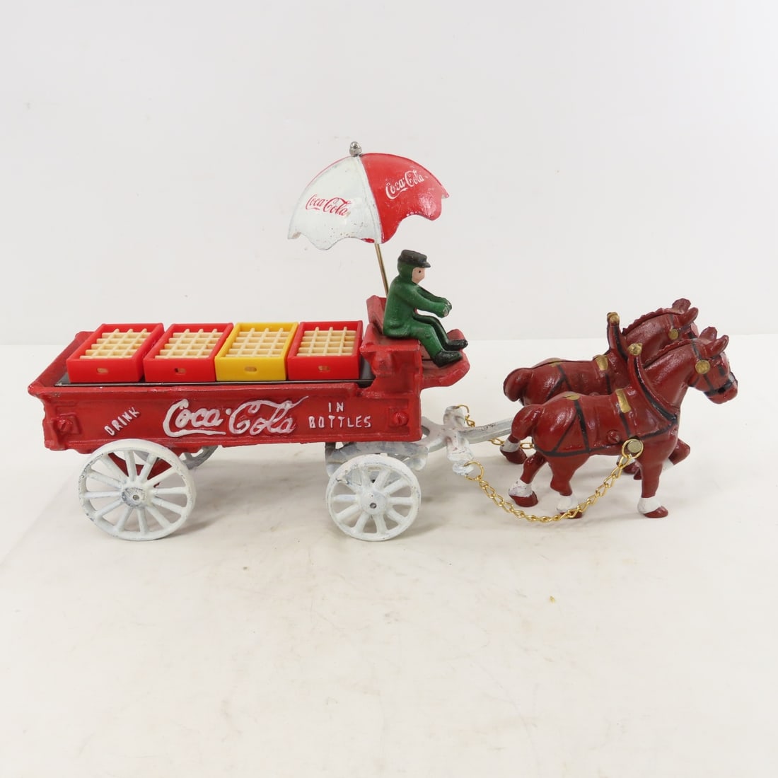 Reproduction Cast Iron Horse Drawn Wagons - 4