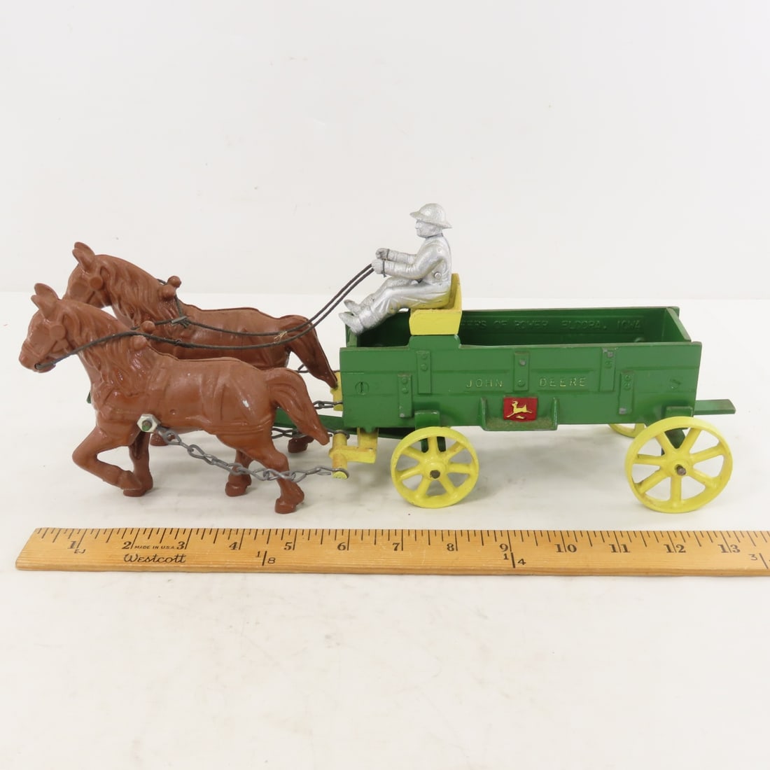 Custom John Deere Horse Drawn Corn Wagon - 2