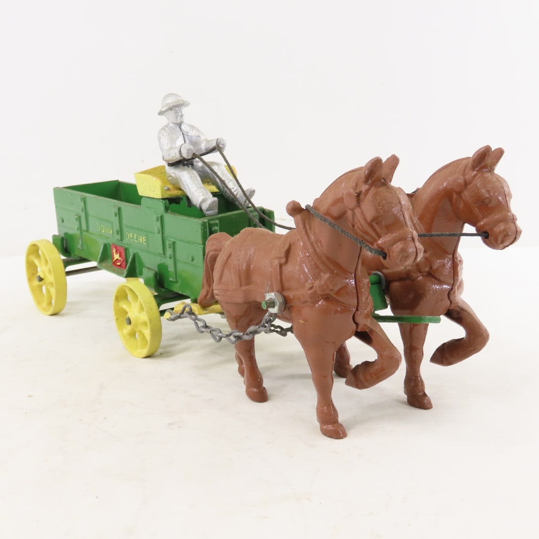 Custom John Deere Horse Drawn Corn Wagon - 7